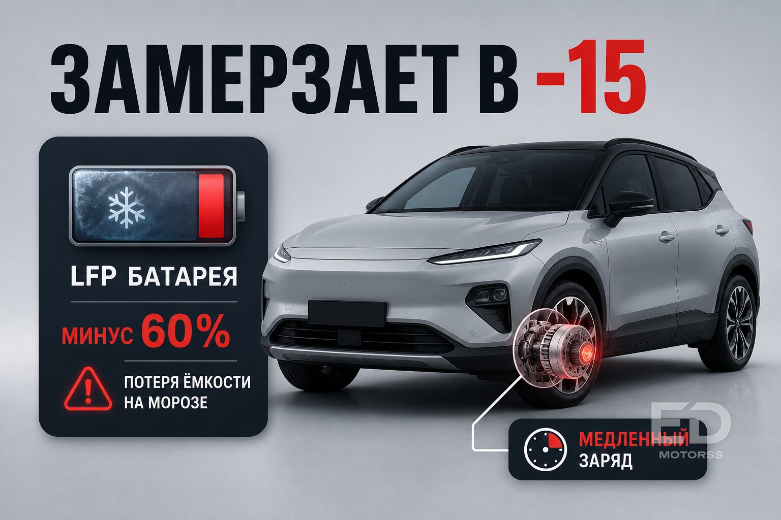 Выброшенные деньги: 5 популярных электрокаров, которые теряют больше половины запаса хода зимой - фото 2
