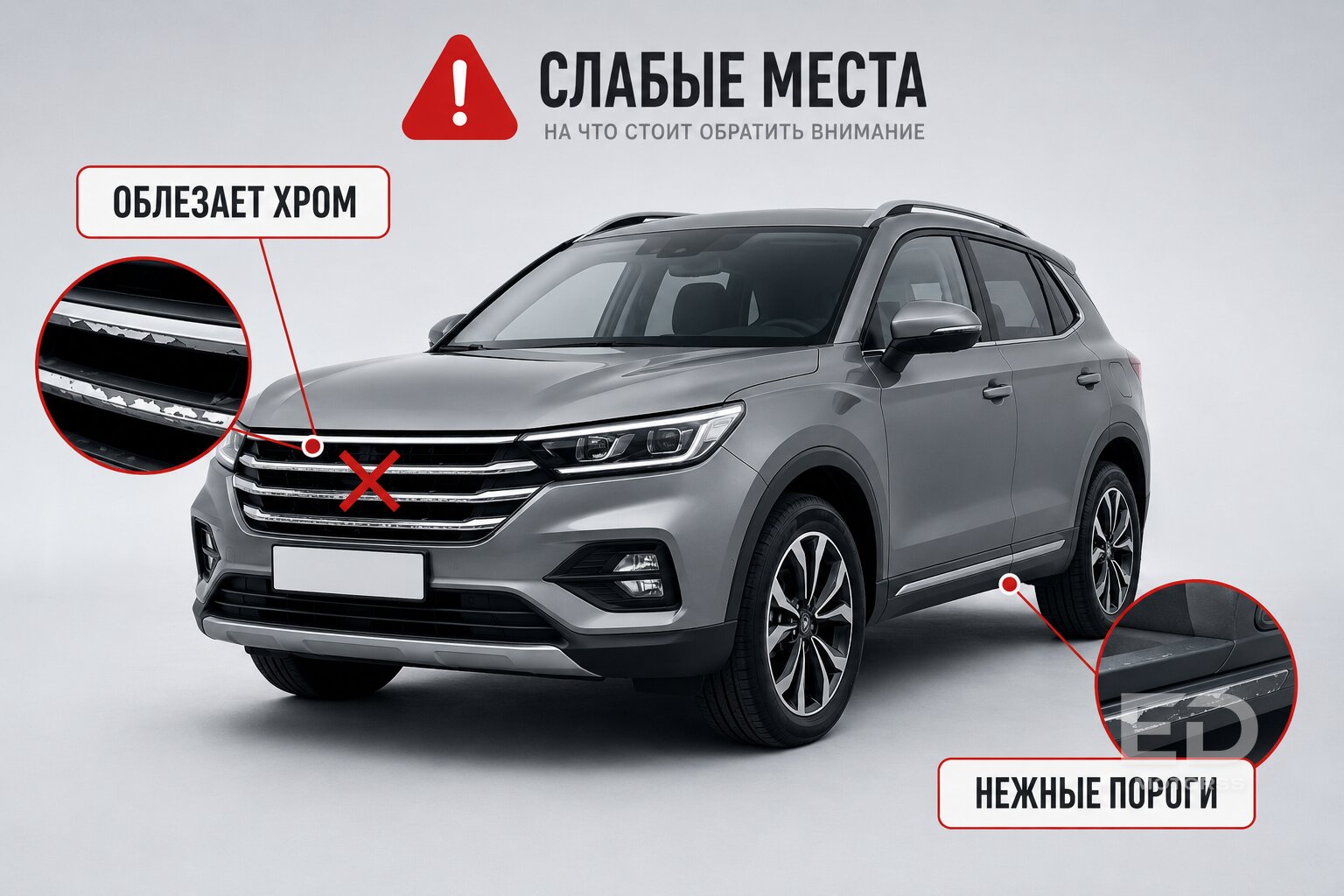 «Ржавеют прямо на глазах»: 5 популярных китайских кроссоверов, которые цветут после первой же мойки - фото 3