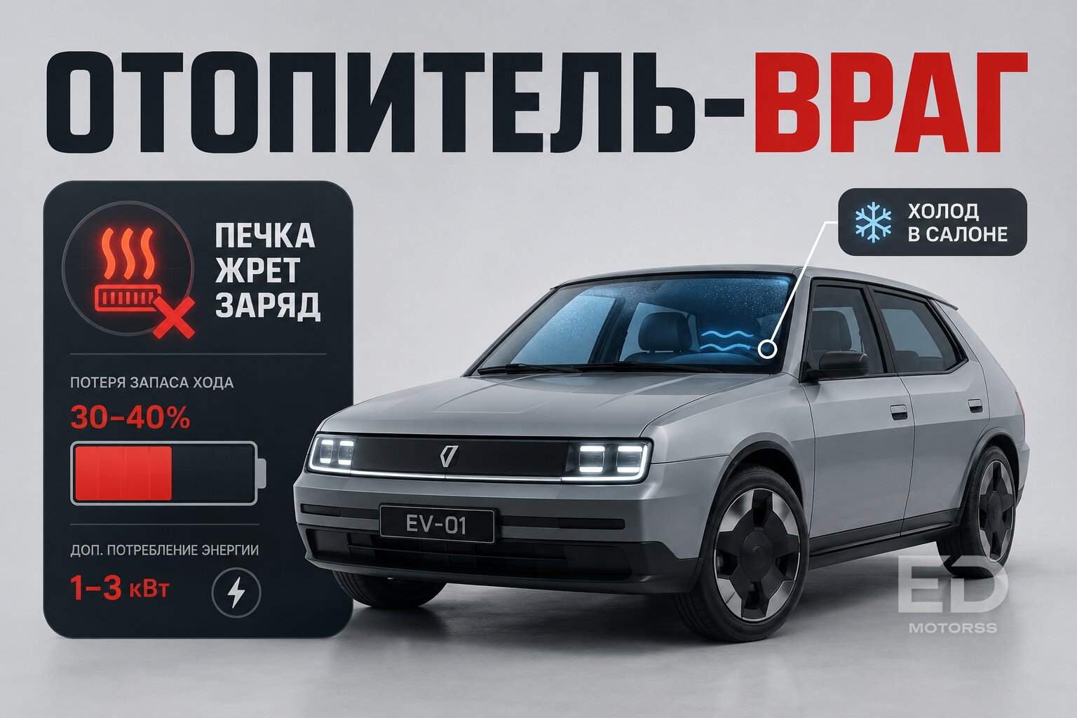 Выброшенные деньги: 5 популярных электрокаров, которые теряют больше половины запаса хода зимой - фото 3