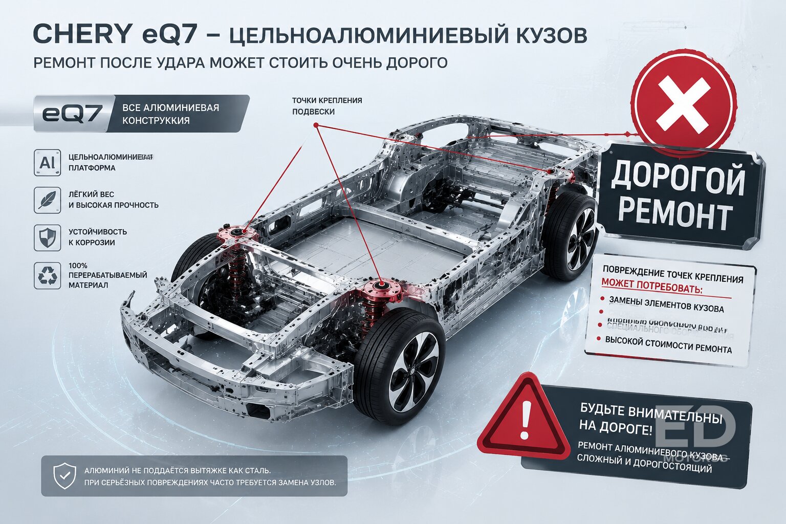 Честный отзыв на Chery eQ7 зимой: 5 жестких косяков алюминиевого «китайца» в мороз