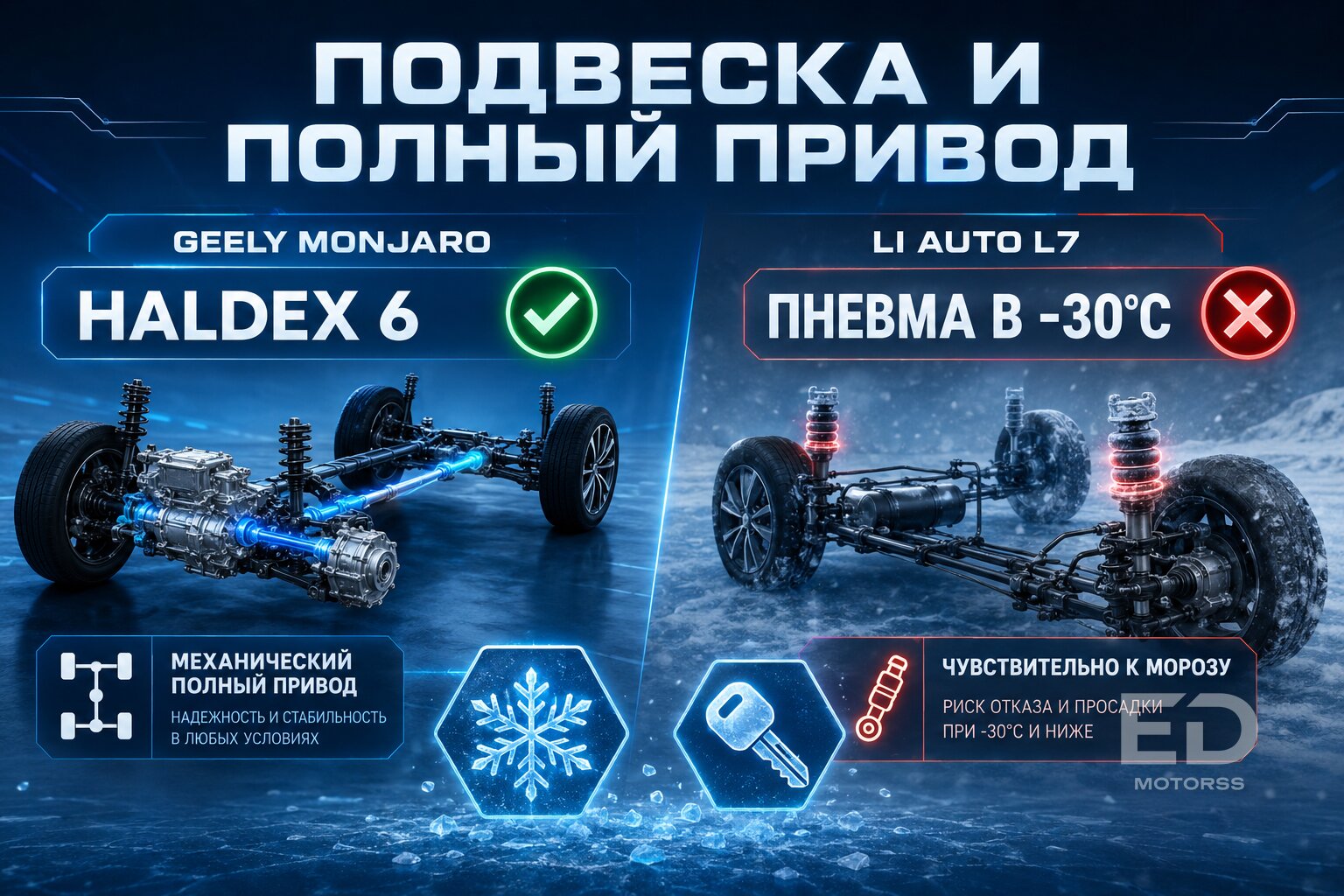 «Джили Монжаро» против «Лисян Л7»: какой кроссовер реально выдержит русскую зиму в -30°C? - фото 3