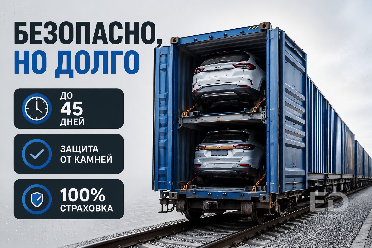 Как на самом деле везут авто из Китая: ЖД-сетка против автовоза