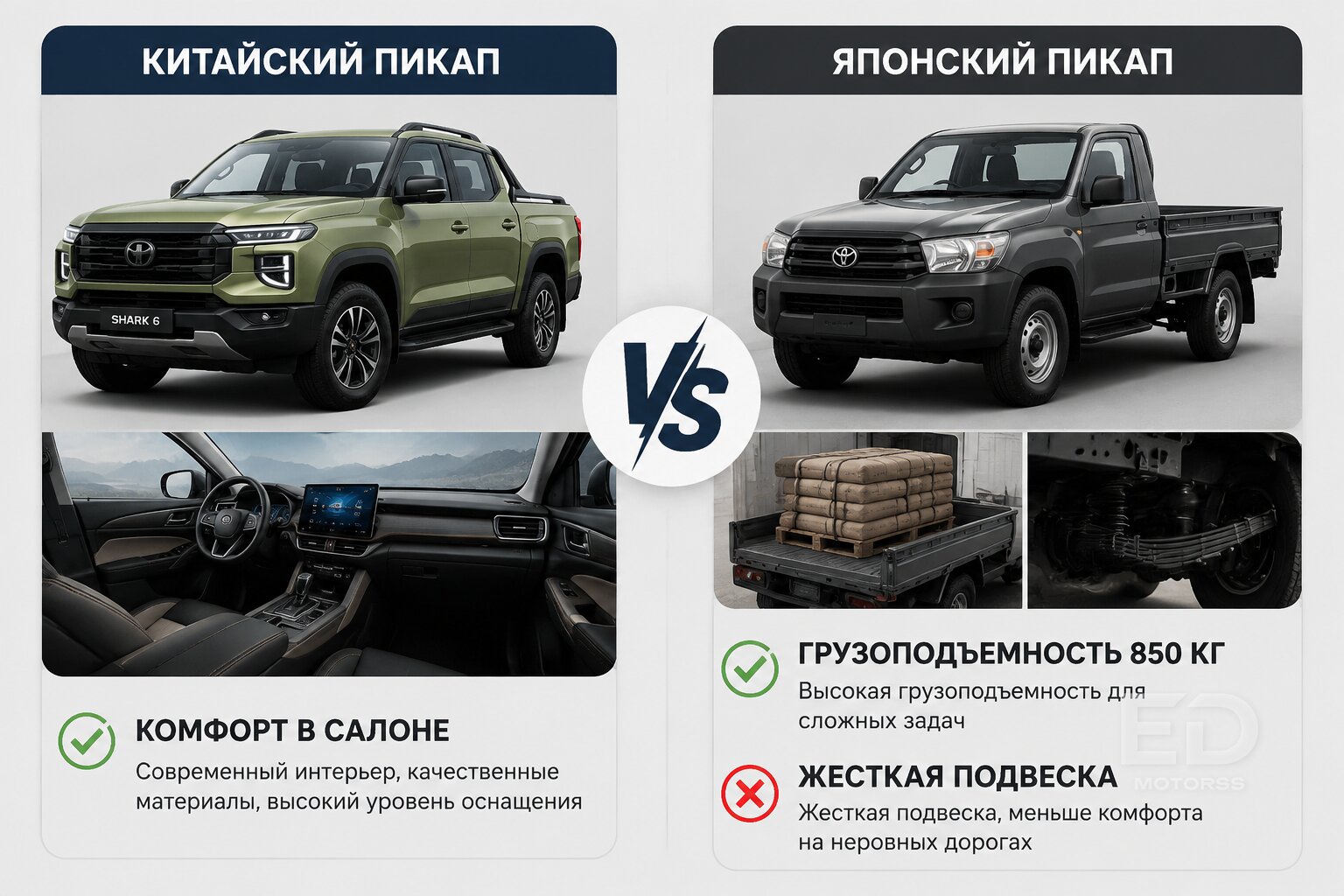 Новый Changan Hunter Plus или б/у Toyota Hilux? Честный бой за ваши миллионы - фото 3