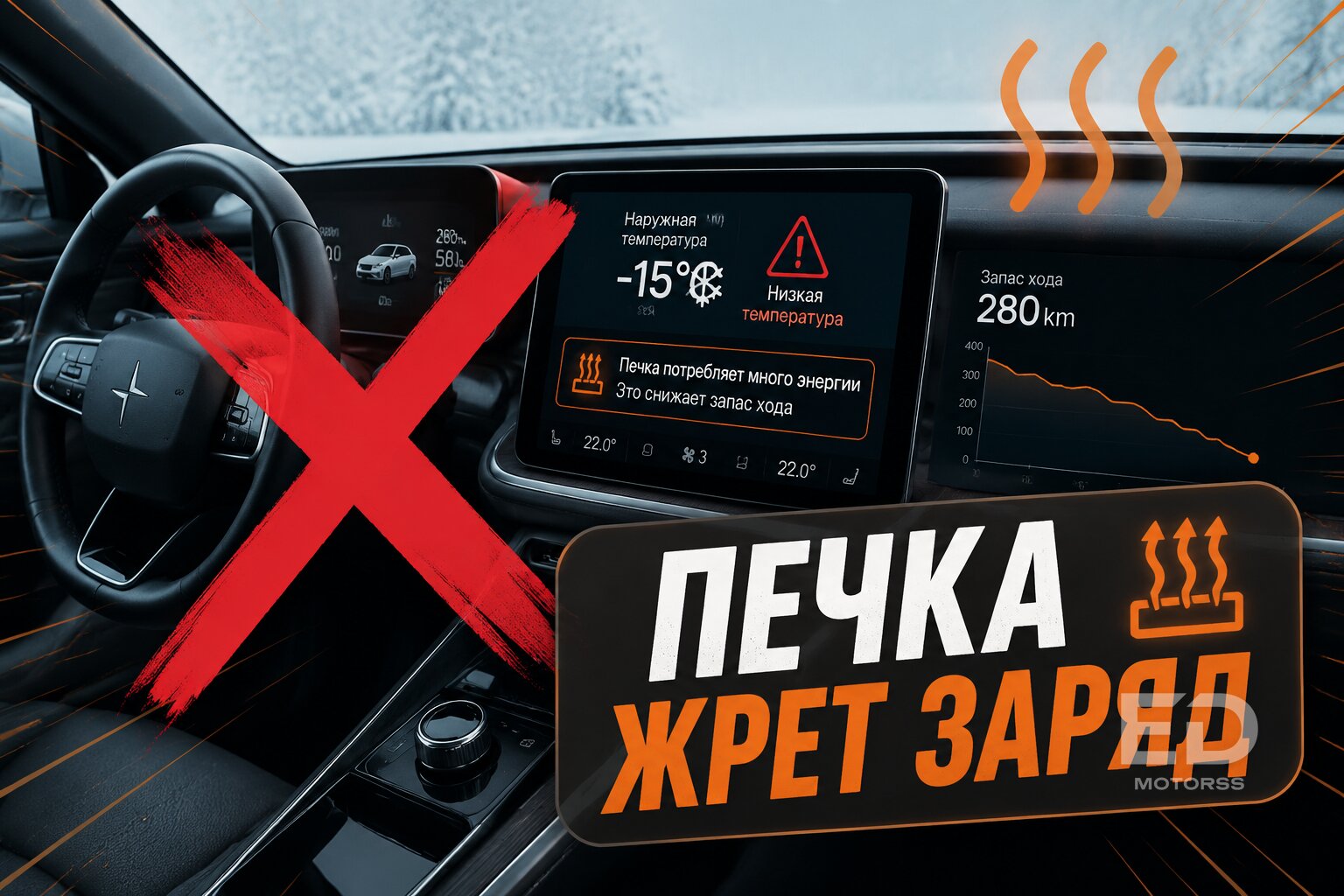 Электрическая Omoda E5 в сибирские -30°C: честный тест на выживание - фото 3