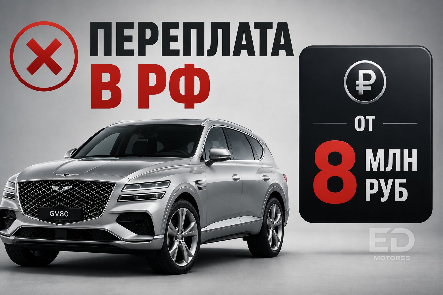 Сэкономил 3 миллиона на GV80: 5 вариантов покупки корейского флагмана, которые разорят вас