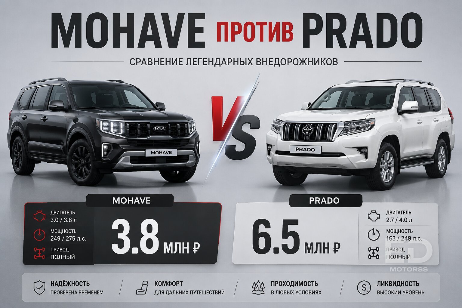 Корейский «Крузак»: вся правда о рамном Kia Mohave из Кореи - фото 5