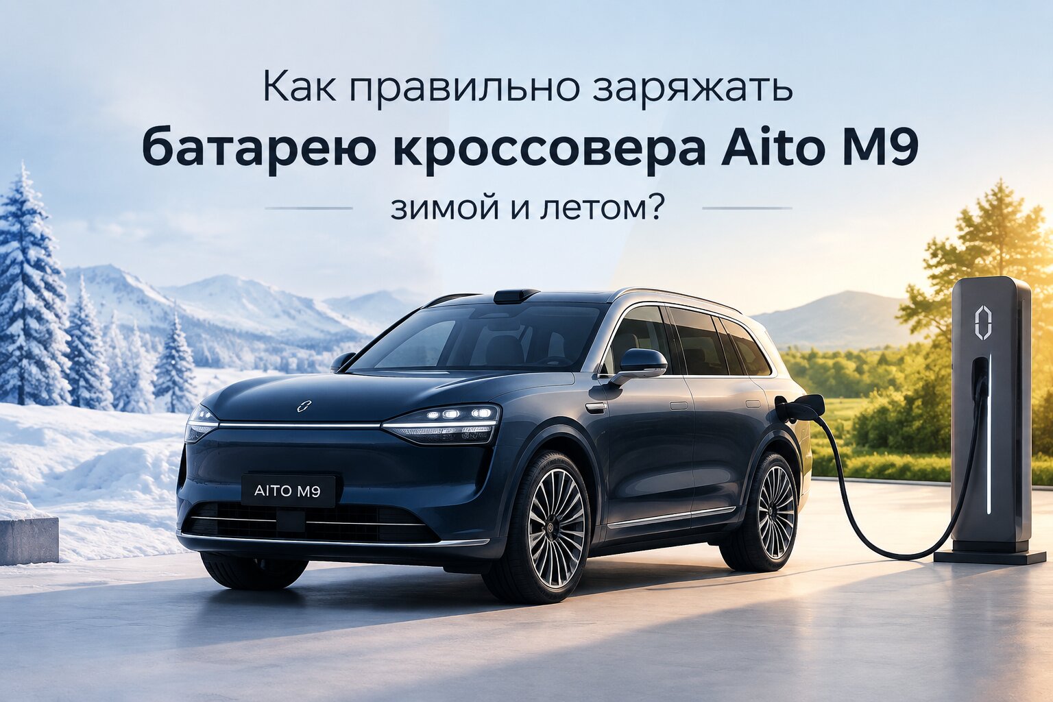 Правила зарядки батареи Aito M9 зимой и летом: полезные советы по сохранению емкости аккумулятора кроссовера в мороз и жару. Продлите срок службы батареи!