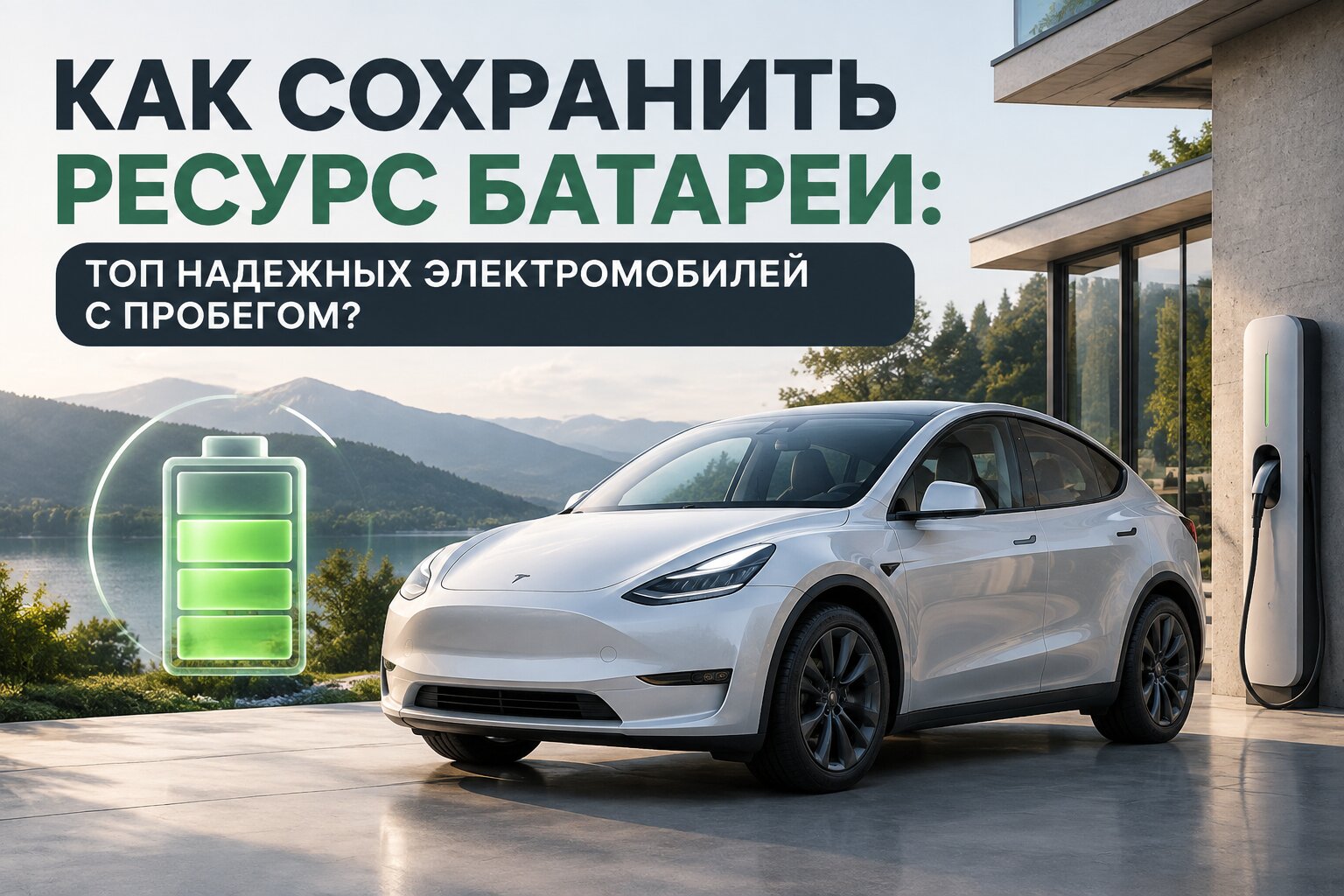 Топ надежных электромобилей с пробегом. Узнайте, как выбрать лучший б/у электрокар, проверить аккумулятор и сохранить ресурс батареи на долгие годы.