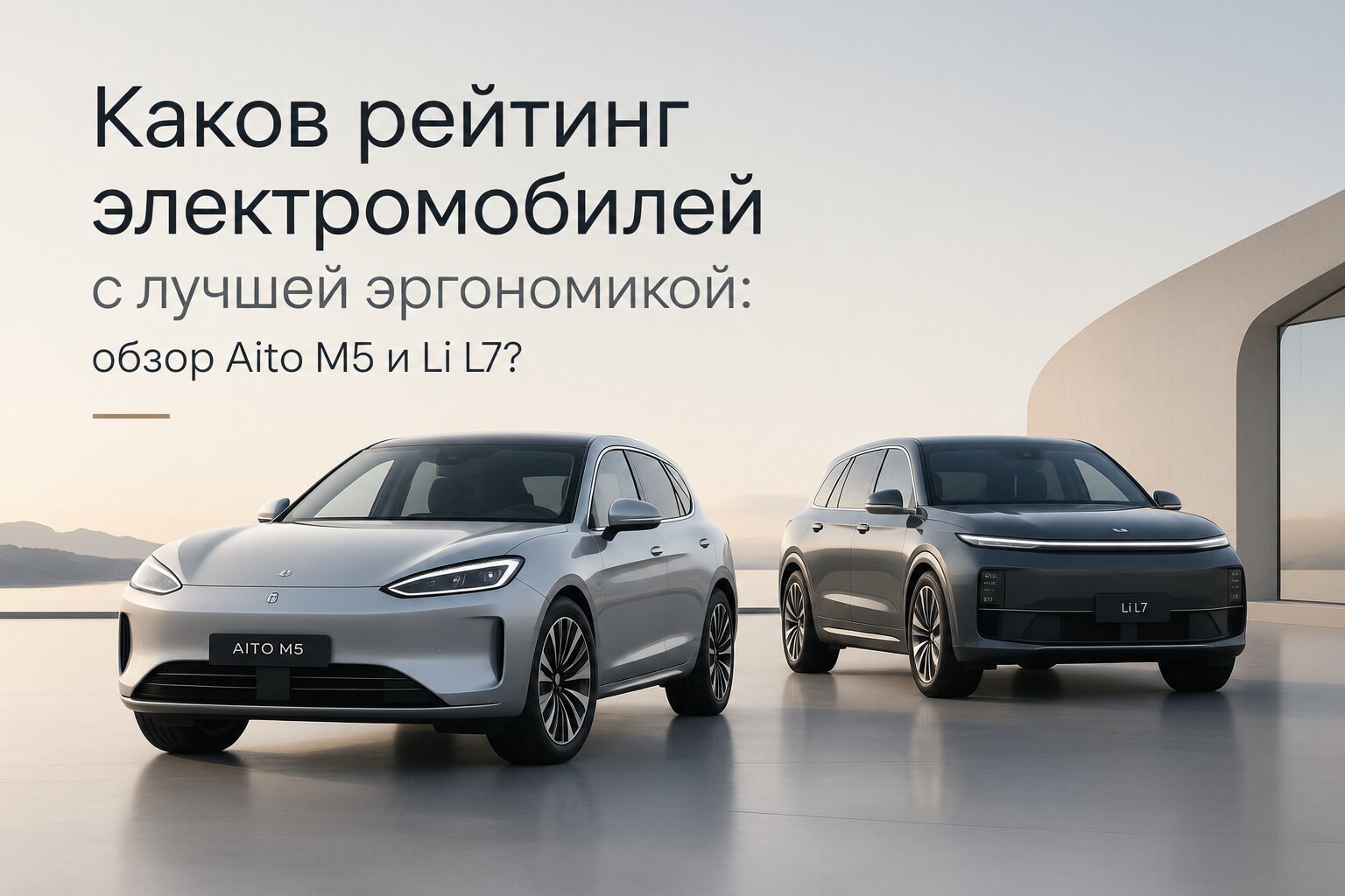 Рейтинг электромобилей с лучшей эргономикой. Обзор Aito M5 и Li L7: комфорт салона, удобство посадки и мультимедиа. Узнайте, какой кроссовер удобнее.