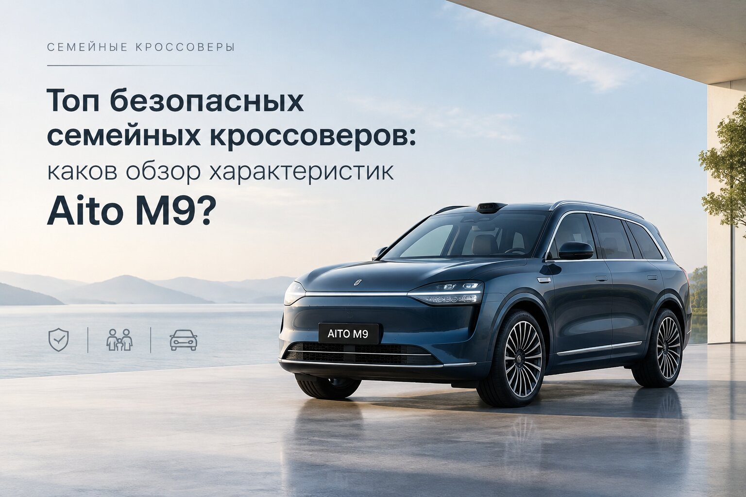 Обзор характеристик Aito M9 в топе безопасных семейных кроссоверов: современные системы защиты, технологии и максимальный комфорт для поездок всей семьей.