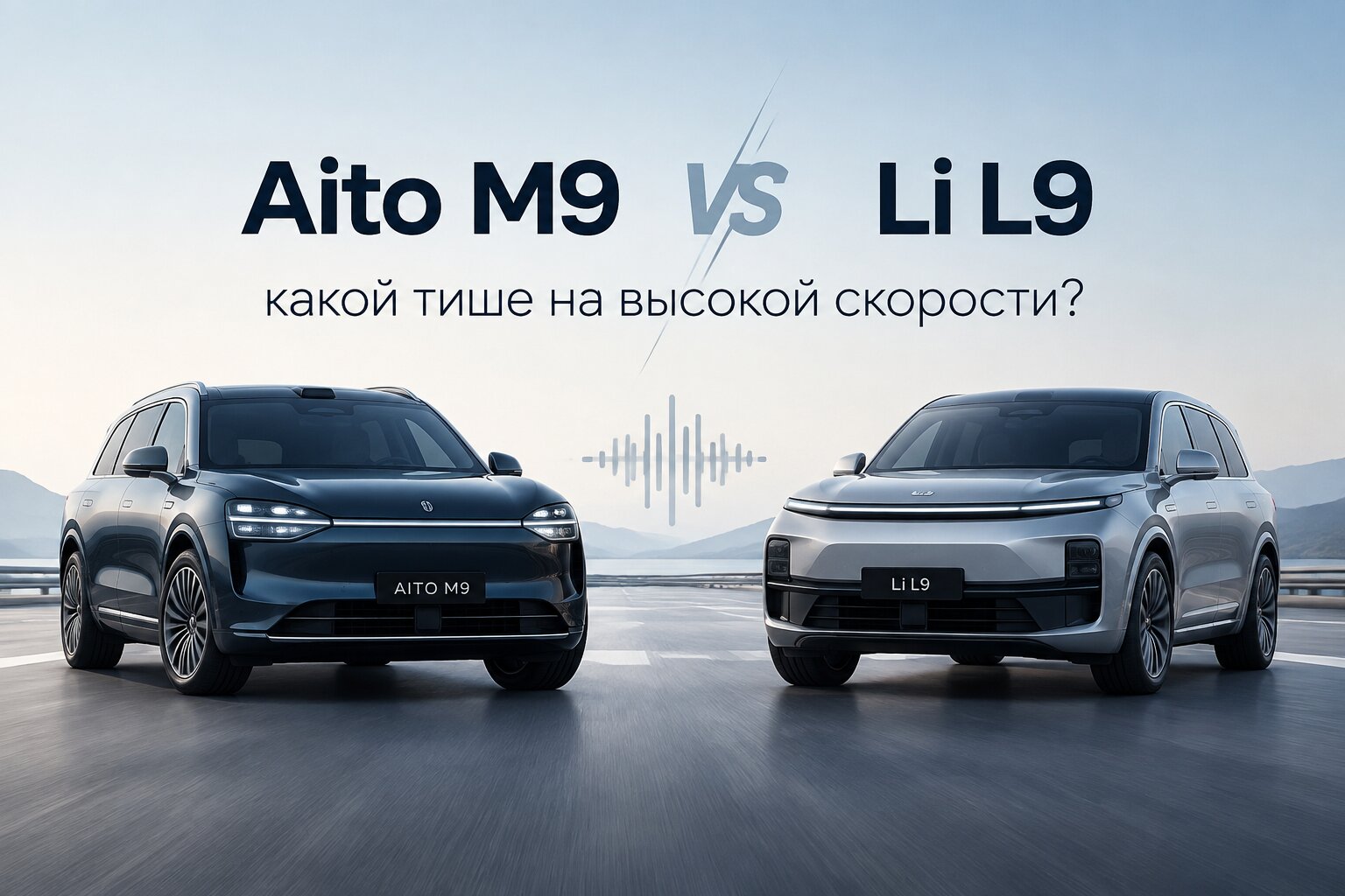 Aito M9 или Li L9: какой премиум-кроссовер тише на скорости 120 км/ч? Сравниваем шумоизоляцию, аэродинамику, стёкла и уровень шума в салоне в дБ.