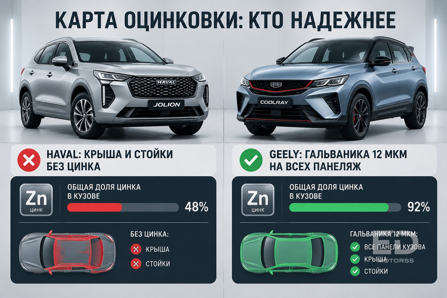 Голый грунт за 2,5 млн: Haval Jolion против Geely Coolray - где сильнее сэкономили на металле? - фото 2