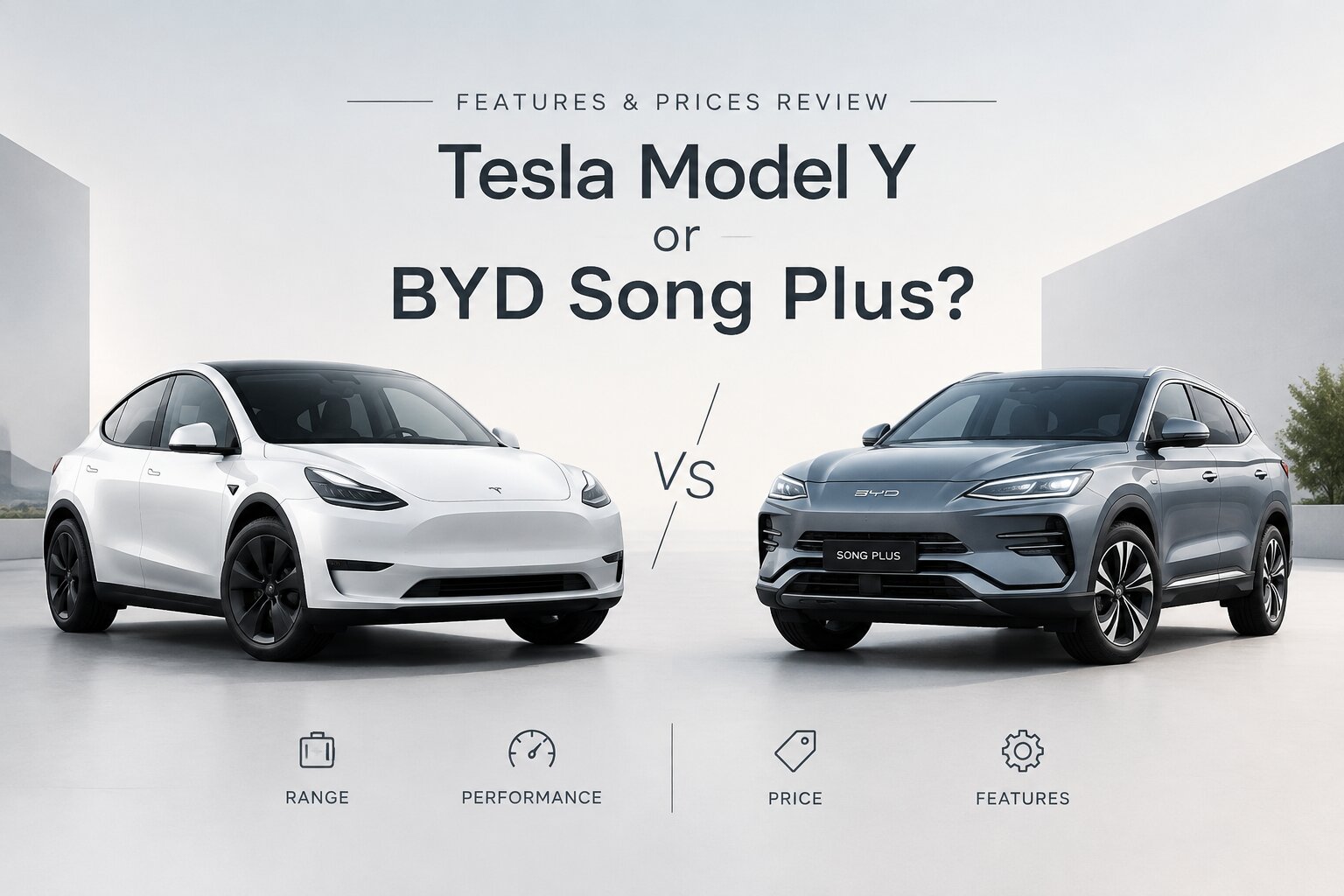 Сравнение Tesla Model Y и BYD Song Plus: обзор технических характеристик, запаса хода, комплектаций и актуальных цен. Узнайте, какой электрокроссовер выбрать!