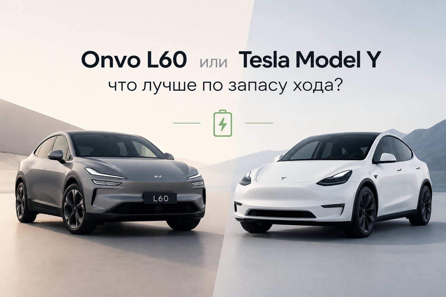 Onvo L60 или Tesla Model Y: сравнение характеристик, запаса хода, мощности, цены и комфорта. Узнайте, какой электромобиль выбрать для города и трасс.